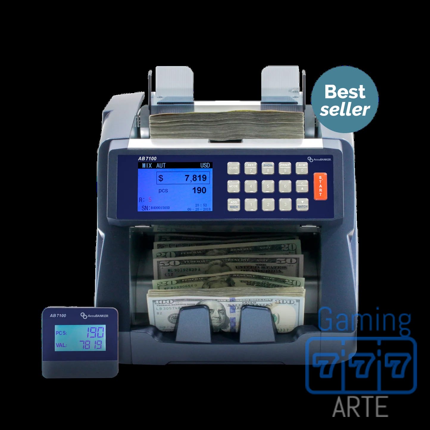 AB7100 BILL VALUE COUNTER