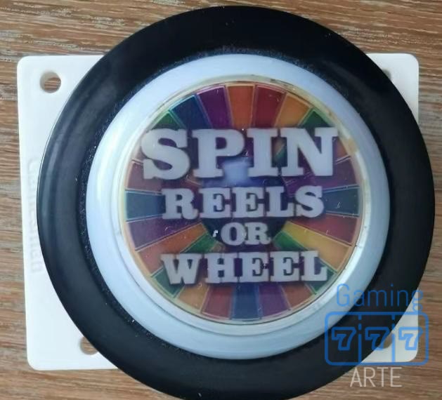SPIN/REBET BUTTON W/LED · CRYSTAL