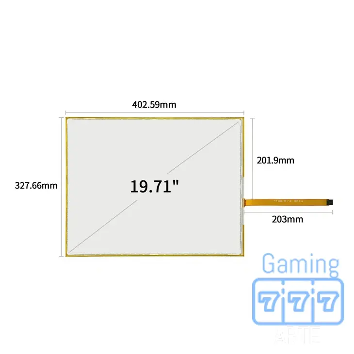 19.71″ TOUCH SENSOR, NO CTRL