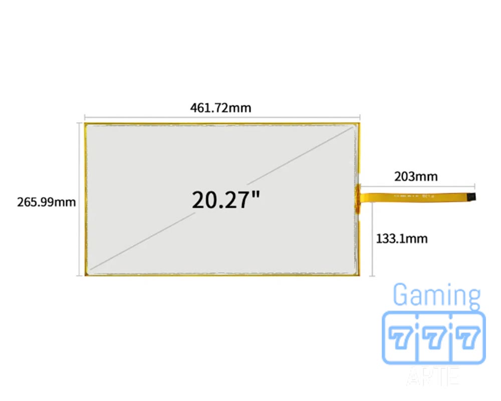 20.27″ TOUCH SENSOR, NO CTRL