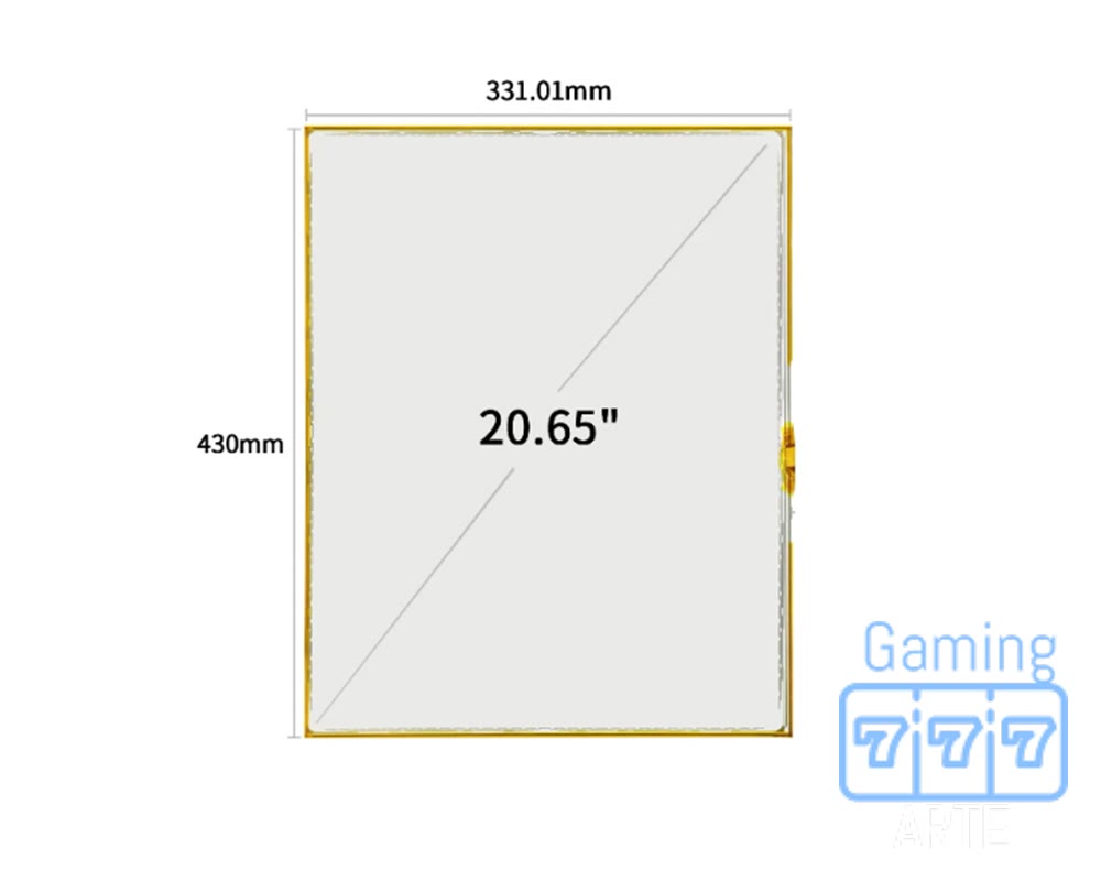 20.65″ TOUCH SENSOR, NO CTRL