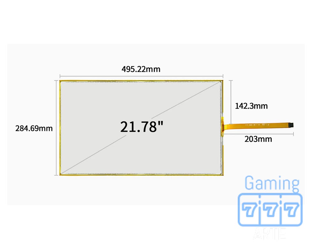 21.78″ TOUCH SENSOR, NO CTRL