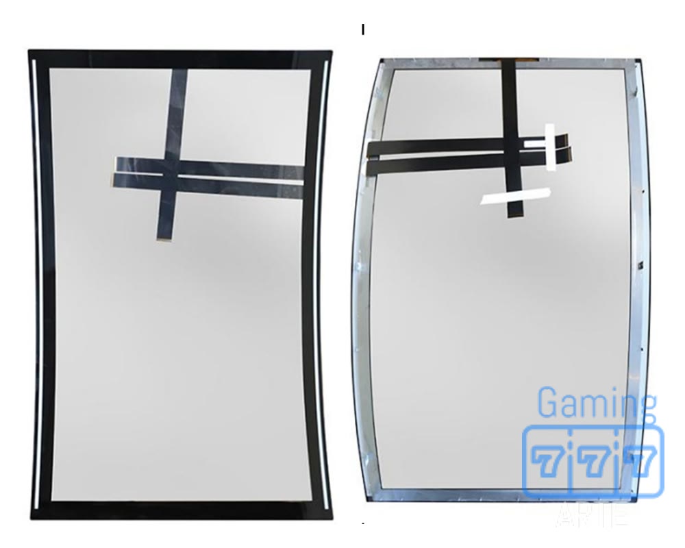 43″ WIDE P-CAP CURVED TOUCH SENSOR, NO CTRL BOARD · CRYSTAL CURVE