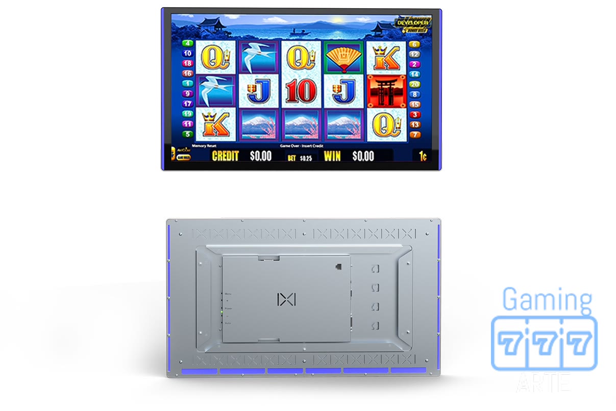 27″ P-CAP TOUCH MONITOR W/LED STRIPS (TOVIS)